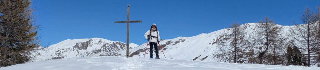 Croix de la crête de Curlet à Saint-Véran. 