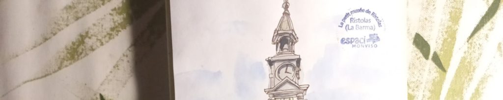 Urban-sketching à Aiguilles en Queyras